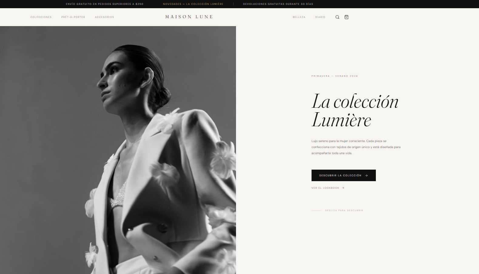 Vista del proyecto conceptual Maison Lune